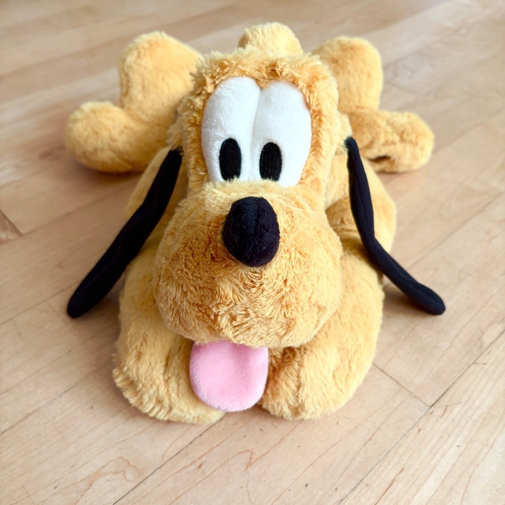 Disney Pluto dog plush stuffed animal genuine original authentic